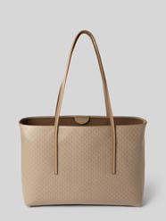 Tote bag met all-over logoprint van CK Calvin Klein Beige - 6