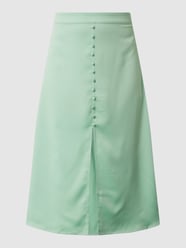 Midirok met sierknoopsluiting, model 'Caysa' van Modström Groen - 14