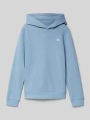 Hoodie mit Label-Patch von Calvin Klein Jeans Blau - 2