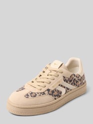 sneakers van echt leer van Tamaris Beige - 16