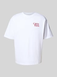 T-Shirt mit Label-Stitching von Calvin Klein Jeans - 43