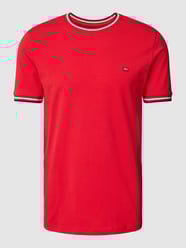 T-Shirt mit Label-Applikation von Christian Berg Men Rot - 41