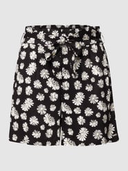 Shorts mit Allover-Muster von Tom Tailor Denim Schwarz - 4