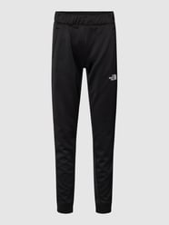 Sweatpants met labelprint, model 'REAXION' van The North Face Zwart - 17