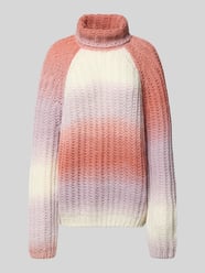 Sweter z dzianiny z golfem od Smith and Soul - 1