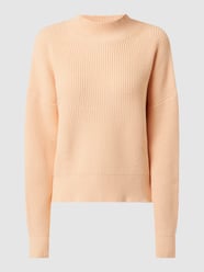 Oversized pullover met ribstructuur, model 'Lilian' van EDITED Oranje - 18