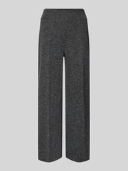 Straight leg stoffen broek met persplooien, model 'Misha work' van OPUS - 5