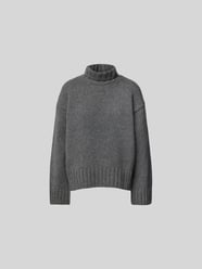 Oversized Wollpullover in Strick-Optik von Closed Grau - 34