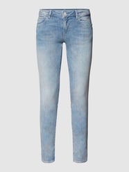 Skinny fit jeans in used-look van Guess Blauw - 19