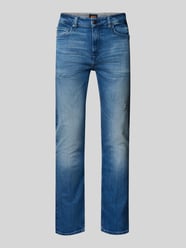 Jeansy o kroju slim fit z mieszanki bawełny model ‘DELAWARE BO’ od BOSS Orange - 9
