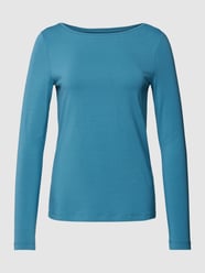 Longsleeve mit U-Boot-Ausschnitt von Montego Blau - 12