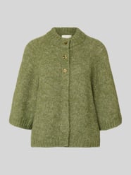 Kardigan rozpinany z rękaw o dł. 1/2 model 'Benutta Fluffy' od Neo Noir - 28
