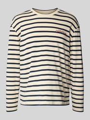 Longsleeve mit Label-Stitching und Rundhalsausschnitt von Calvin Klein Jeans - 30