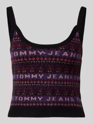 Slim Fit Top mit Woll-Anteil Modell 'FAIRISLE' von Tommy Jeans - 20