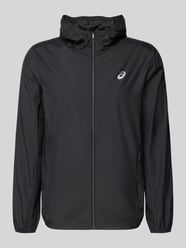 Windbreaker mit Logo-Print und Kapuze von ASICS - 11