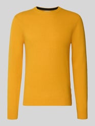 Sweter z dzianiny o kroju oversized z prążkowanymi wykończeniami od Casual Friday - 20