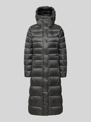 Lange donsjas met capuchon, model 'ANITA' van Blauer Usa - 36