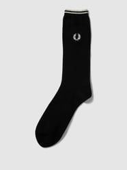 Socken mit Strukturmuster von Fred Perry Grau / Schwarz - 27
