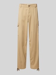 Regular fit cargobroek met elastische band van Calvin Klein Jeans Beige - 45