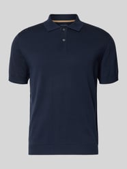 Regular Fit Poloshirt in Strick-Optik von Christian Berg Men - 19