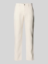 Regular Fit Leinenhose mit Logo-Stitching Modell 'Denton' von Tommy Hilfiger Beige - 22