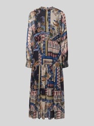 Midikleid aus Viskose im Allover-Look von Milano Italy - 21