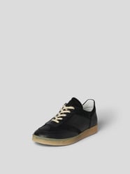 Sneaker aus echtem Leder von MM6 Maison Margiela Schwarz - 3