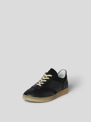 Sneaker aus echtem Leder von MM6 Maison Margiela Schwarz - 29