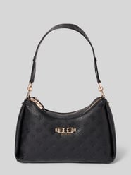 Torba na ramię z materiału skóropodobnego z detalem z logo model 'Anise' od GUESS - 12