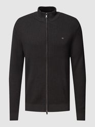Strickjacke mit Strukturmuster von Christian Berg Men Grau - 36