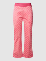 Slim Fit Schlupfhose mit Label-Print Modell Macy G von Raffaello Rossi Pink - 40