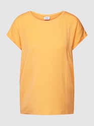 T-Shirt mit Rundhalsausschnitt Modell 'PLAIN' von Vero Moda Orange - 37