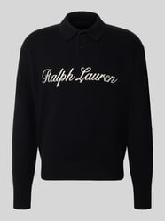 Regular fit sweatshirt van mix van wol en alpaca van Polo Ralph Lauren - 3
