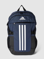 Rucksack mit Label-Print Modell 'POWER' von ADIDAS SPORTSWEAR Grau / Schwarz - 2