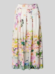 Ausgestellter Midi-Rock aus Baumwoll-Mix von ROBE LÉGÈRE - 9