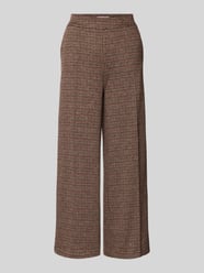 Culotte mit Bügelfalten von MORE & MORE Bordeaux - 42