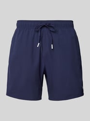 Badehose mit elastischem Bund Modell 'Iconic' von BOSS Blau - 2