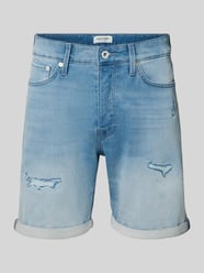 Korte jeans in destroyed-look model 'RICK' van JACK & JONES - 43