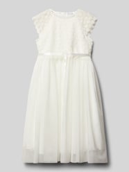 Regular Fit Kleid mit floralem Stitching von Weise - 45