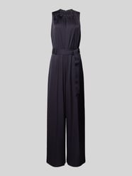 Jumpsuit mit Bindegürtel von comma - 38