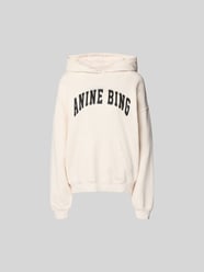 Oversized Hoodie mit Logo-Print von Anine Bing Pink - 34