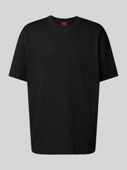 T-Shirt mit Label-Detail Modell 'Dplanitee' von HUGO Schwarz - 38