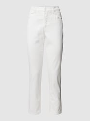 Jeans mit Label-Patch Modell 'Mary' von Brax Weiß - 34