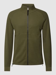 Sweatjack met labelstitching van camel active Groen - 38
