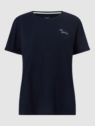 PLUS SIZE T-shirt van katoen van Tom Tailor Plus Blauw / turquoise - 28