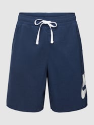 Szorty z nadrukiem z logo od Nike Niebieski - 38