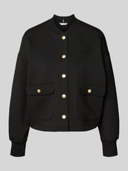 Kurtka bomber z mieszanki bawełny o kroju regular fit model 'GOLD BUTTON BOMBER' od Tommy Hilfiger - 10