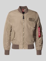 Kurtka bomberka w kroju regular fit z naszywką z logo od Alpha Industries - 40