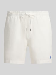 Leinenshorts mit Tunnelzugbund und Logo Stitching von Polo Ralph Lauren - 6