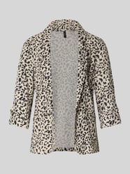 Krój loose fit krótki blezer z mieszanka wiskozy i lnu model 'JESMILO' od VERO MODA - 4